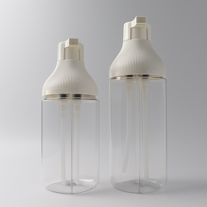 double chamber bottle